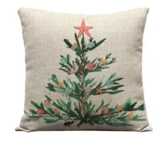 Soha Living クッションカバー クリスマスツリー 46cm X 46cm Alohaoutlet アロハアウトレット