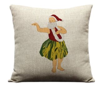 SoHa Living HULA SANTA CHRISTMAS 18 x Santa Pillow Case Pillow Cases for sale