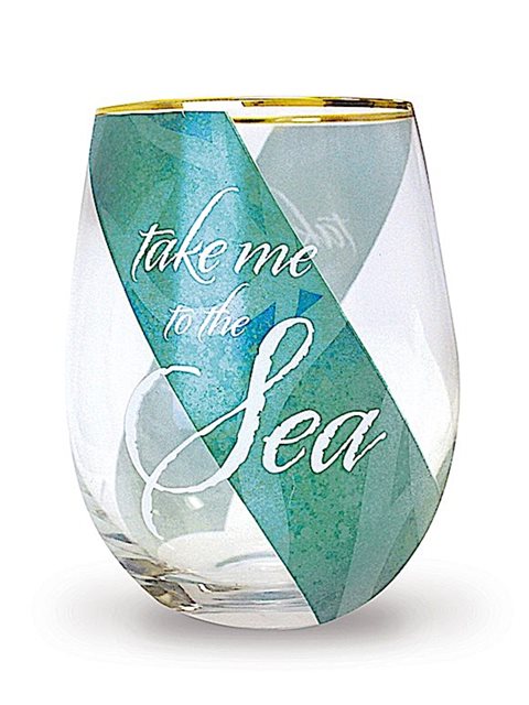 Island Heritage コースタルグラスウェア ワイングラス [テイク ミー トゥ ザ シー]