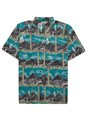 Reyn Spooner Hawaii Volcanoes National Park Biscay Bay Men&#39;s Hawaiian Shirt Classic Fit
