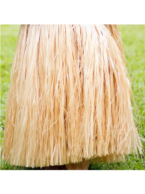 The Lightweight Warm Weather Tahitian & Hula Skirt Basic Bark Half Length  More Hot Times Adjustable Swing Grass Skirt 