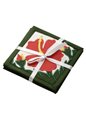 Kenui Quilts Red Hibiscus Hawaiian Quilt Coaster Set Of 4