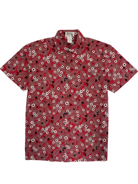 Mens slim hawaiian best sale shirt