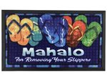 KC Hawaii Mahalo Flip-Flops Door Mat