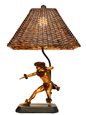 Kane Kahiko &quot;Ancient Hula&quot; Hula Kahiko Statue Lamp