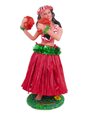 Assorted Color Hula Lady with Flower Dashboard Doll 4&quot;