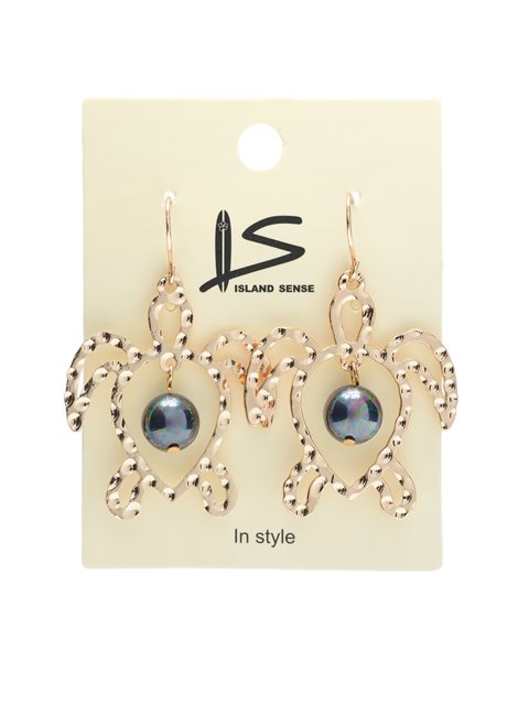 J K W LLC ゴールド ハワイアン ピアス [ホヌ] | AlohaOutlet (アロハ