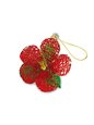 Island Heritage Hibiscus - Red Glass Lace Ornament