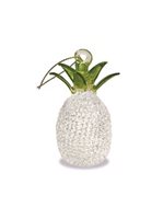 Island Heritage Pineapple - Green Top Glass Lace Ornament