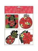 Island Heritage Pineapple Floral Holiday Gift Tag 12-pack