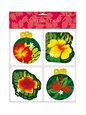 Island Heritage Floral Monstera Holiday Gift Tag 12-pack