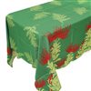 Kalama Collection Lehua Blossoms Forest Green Hawaiian Fabric Tablecloth 60&quot;x 84&quot;