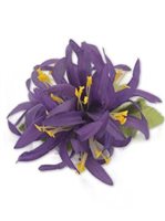 Deep Purple Small Spider Lily Hair Clip 4.5"