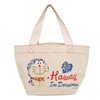 [Hawaii Exclusive] Sitting Ukulele Cotton I&#39;m Doraemon Canvas Small Tote Bag