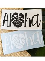 Kawaii Sticker Club Aloha Monstera Leaf Decal