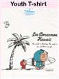 [Hawaii Exclusive] Walk 100%Cotton I&#39;m Doraemon Youth T-shirt