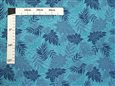 Monstera &amp; Leaf Blue Poly Cotton NL-120964R