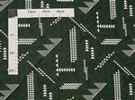Tribal Print Green Poly Cotton CM-21-49