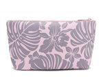 Happy Wahine Orchid Monstera  Pink Pouch Gusset Medium