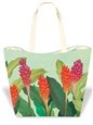 Island Heritage Ginger Paradise Tropical Beach Tote Bag
