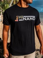 Hinano Tahiti メンズTシャツ [ヘイアリイ/ブラック]