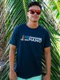 Hinano Tahiti メンズTシャツ [ヘイアリイ/ネイビー]