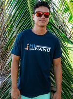 Hinano Tahiti Heiarii Navy Men's T-Shirt