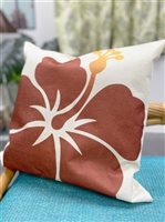 Hibiscus Polyester Pillow Cover