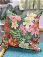 Hawaiian Plants Polyester Pillow Cover