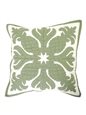 Kenui Quilts Pineapple Seafoam Green on Off-White Hawaiian Quilt Pillow Cover