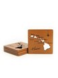 Islands of Hawaii Wooden Coaster 4piece Set