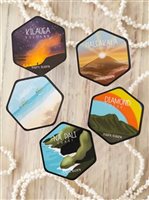 Kawaii Sticker Club Hawaiian Landmark Stickers - 5 pack