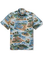 Reyn Spooner Ohana Luau White Spooner Kloth Men's Hawaiian Shirt Classic Fit