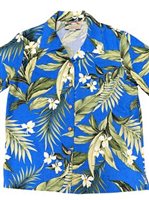 Paradise Found White Ginger Peri Rayon Women's Hawaiian Shirt