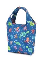 Happy Wahine Ocean Blue Insulated Lunch Tote
