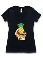 [Exclusive] Honi Pua Hawaiian Pizza Ladies Hawaiian T-Shirt