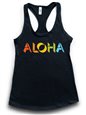 【Aloha Outlet限定】 Honi Pua レディース ハワイアン レーサーバックタンクトップ [モダンアロハ]