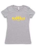[Exclusive] Honi Pua Hawaiian Kanaka Ladies Hawaiian Crew-neck  T-Shirt
