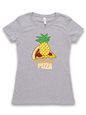 [Exclusive] Honi Pua Hawaiian Pizza Ladies Hawaiian Crew-neck T-Shirt