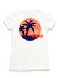 [Exclusive] Honi Pua Palm Tree &amp; Island FC Ladies Hawaiian Crew-neck T-Shirt