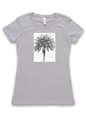 [Exclusive] Honi Pua Palm Tree Ladies Hawaiian Crew-neck T-Shirt