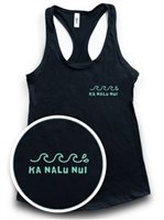 [Exclusive] Honi Pua Big Wave Ladies Hawaiian Racerback Tank Top