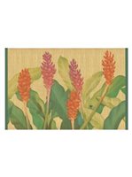 Island Heritage Ginger Paradise Bamboo Placemat 2pieces Set