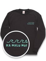 [Exclusive] Honi Pua Big Wave Unisex Hawaiian Long Sleeve T-Shirt