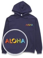 [Exclusive] Honi Pua Modern Aloha Chest Logo Unisex Hawaiian Hoodie