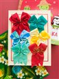 Anuenue Holiday Hawaiian Fabric Bows 6-pack (Assorted Color)