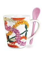 Island Heritage Leis of Aloha Hawaiian Mug & Spoon Set