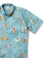 Reyn Spooner Weekends &amp; Watersports Rainy Day Spooner Kloth Men&#39;s Hawaiian Shirt Classic Fit
