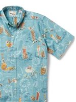 Reyn Spooner Weekends & Watersports Rainy Day Spooner Kloth Men's Hawaiian Shirt Classic Fit