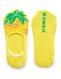Pineapple  Yellow Hawaiian Socks